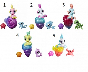 Игровые наборы Пони-подружки. Мерцание пони из серии My Little Pony Movie (Hasbro, c0719) (ассортимент)